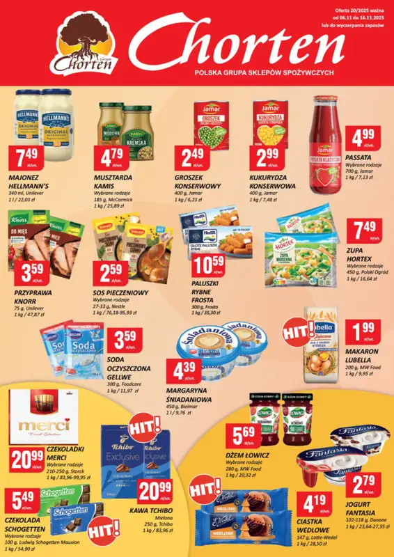 Chorten - gazetka promocyjna Gazetka Małopolska, Śląsk, Podkarpacie, Opolskie Minimarket  