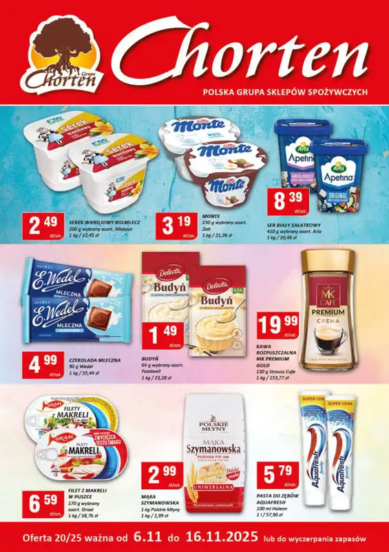 Chorten - gazetka promocyjna Gazetka Mazowsze Minimarket  