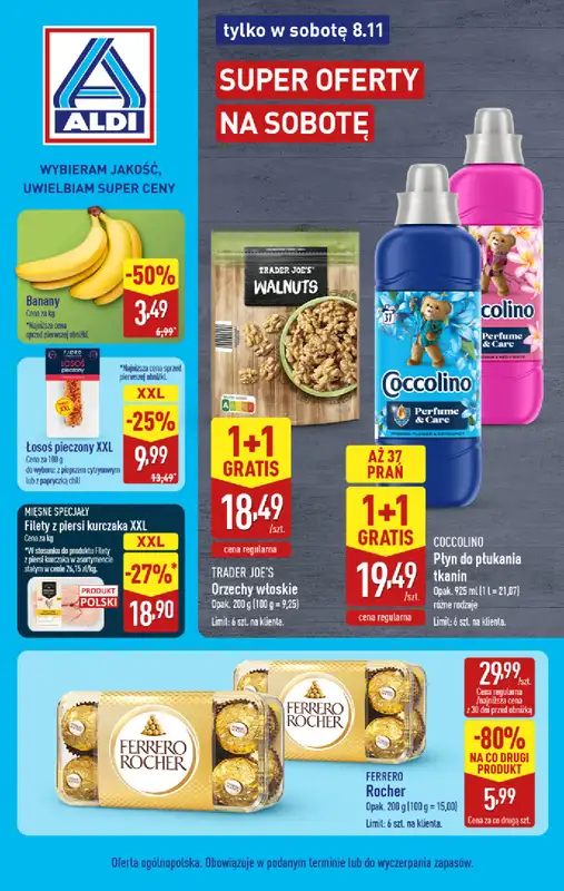 Aldi - gazetka promocyjna Tylko w sobotę!  
