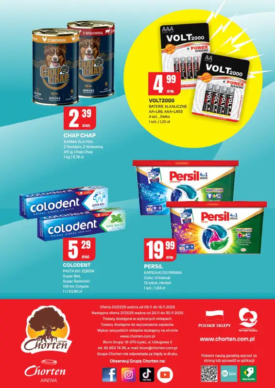 Chorten - gazetka promocyjna Gazetka Podlaskie Market od czwartku 06.11 do niedzieli 16.11 - strona 8