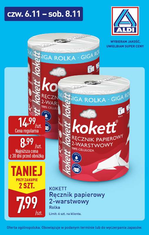 Aldi - gazetka promocyjna Super oferty na weekend! od czwartku 06.11 do soboty 08.11 - strona 7