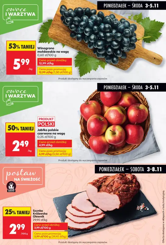 Biedronka - gazetka promocyjna Biedronkowe oszczędności   - strona 3