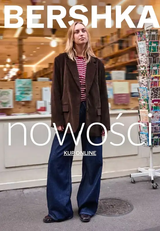 Bershka - gazetka promocyjna NOWOŚCI damskie od poniedziałku 03.11 
