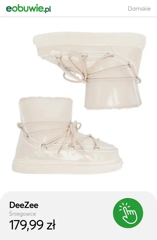 eobuwie.pl - gazetka promocyjna Śniegowce damskie w supercenach od poniedziałku 03.11  - strona 8