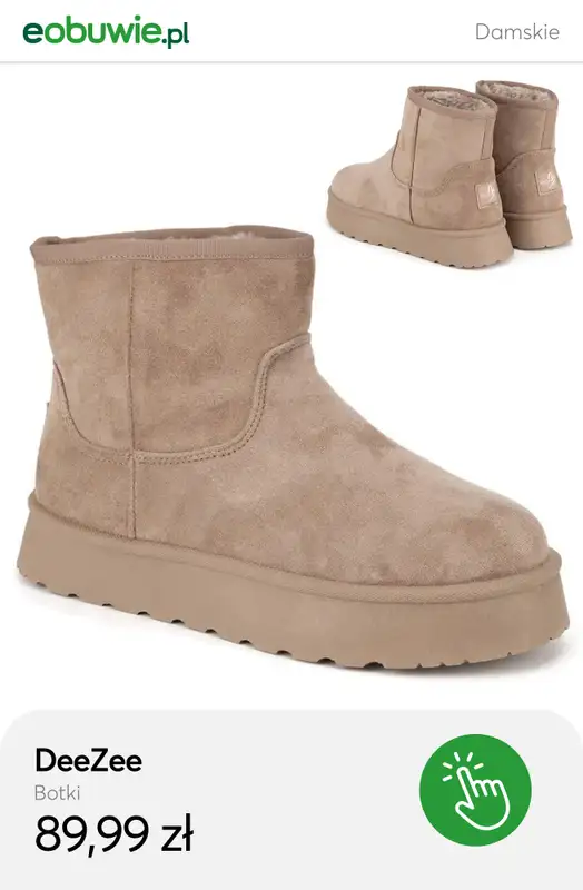 eobuwie.pl - gazetka promocyjna Śniegowce damskie w supercenach od poniedziałku 03.11  - strona 2