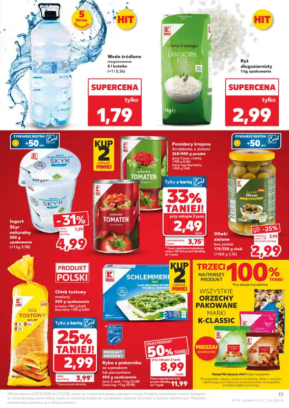 Kaufland - gazetka promocyjna Oferta Kaufland od środy 29.10 do środy 05.11 - strona 17