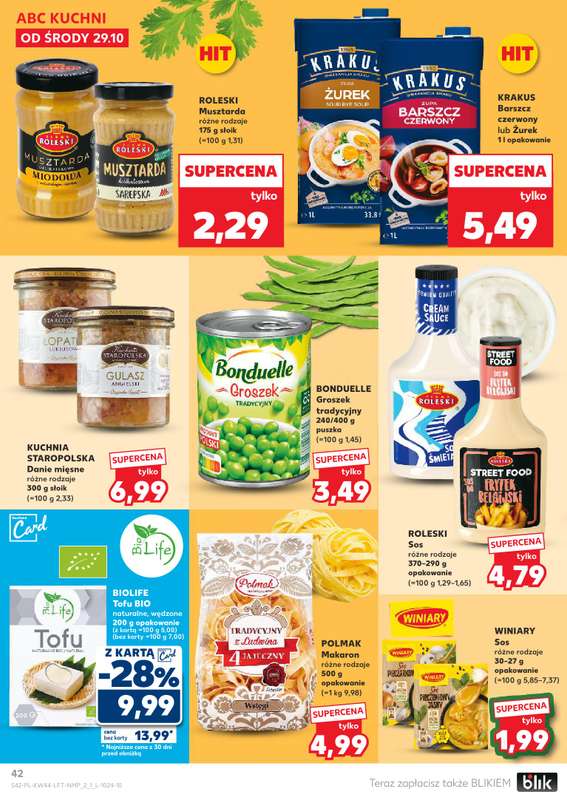Kaufland - gazetka promocyjna Oferta Kaufland od środy 29.10 do środy 05.11 - strona 42