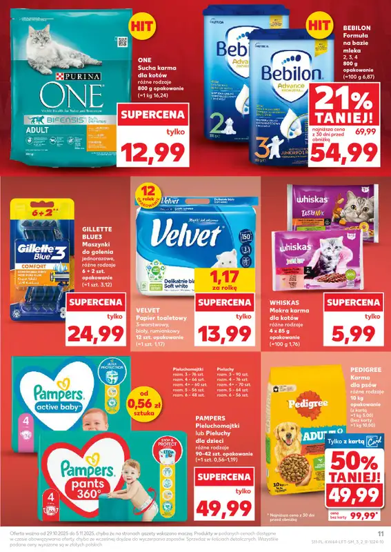 Kaufland - gazetka promocyjna Oferta Kaufland od środy 29.10 do środy 05.11 - strona 11