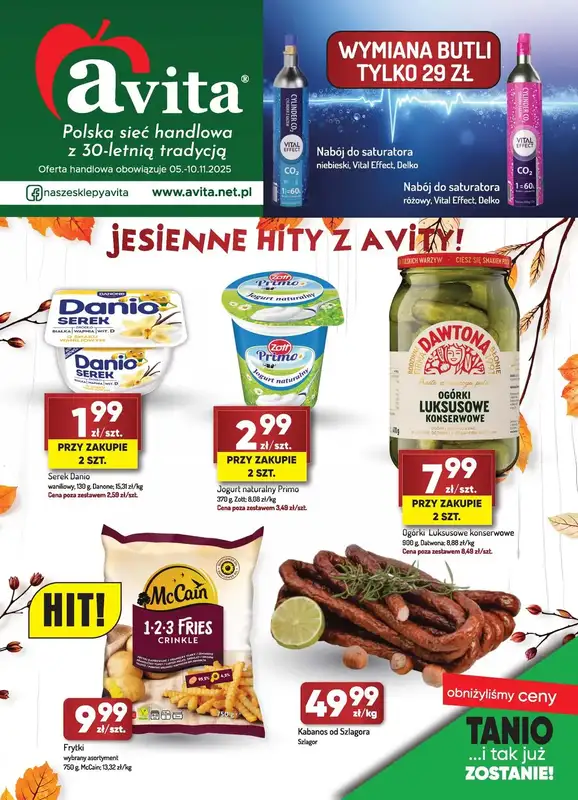 Avita - gazetka promocyjna Gazetka od środy 05.11 do poniedziałku 10.11