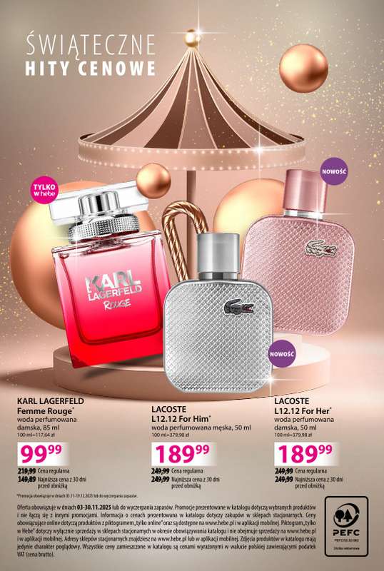Hebe - gazetka promocyjna Katalog od poniedziałku 03.11 do niedzieli 30.11 - strona 36