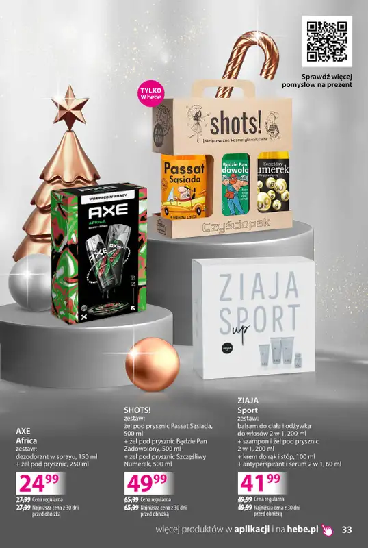 Hebe - gazetka promocyjna Katalog od poniedziałku 03.11 do niedzieli 30.11 - strona 33