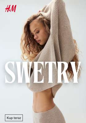 H&M - gazetka promocyjna SWETRY damskie od poniedziałku 03.11 do poniedziałku 10.11