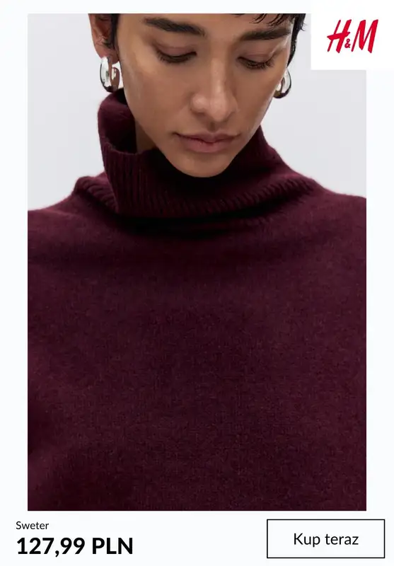 H&M - gazetka promocyjna SWETRY damskie od poniedziałku 03.11 do poniedziałku 10.11 - strona 7