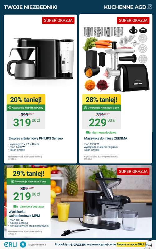 Erli - gazetka promocyjna Elektronika, AGD i zabawki – taniej! od poniedziałku 03.11 do niedzieli 09.11 - strona 6
