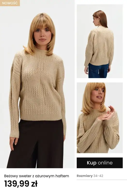 Top Secret - gazetka promocyjna -50 zł przy zakupach za min. 199,99 zł od poniedziałku 03.11 do środy 05.11 - strona 12