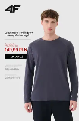 4F - gazetka promocyjna Okazje trekkingowe do -30% od poniedziałku 03.11  - strona 9