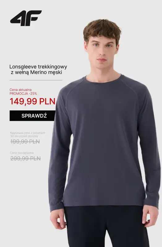 4F - gazetka promocyjna Okazje trekkingowe do -30% od poniedziałku 03.11  - strona 9