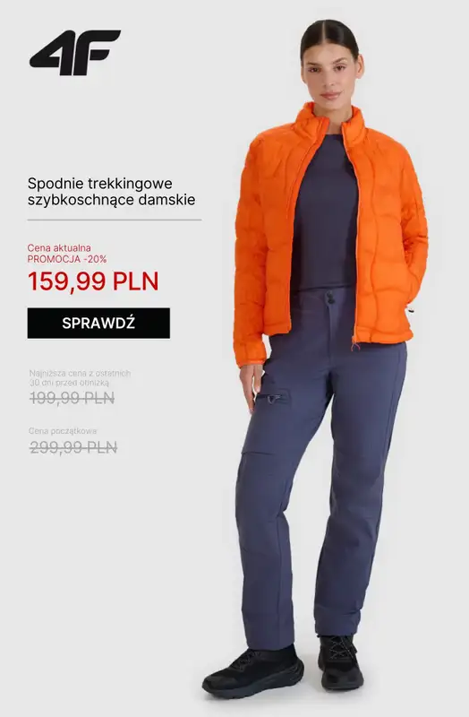 4F - gazetka promocyjna Okazje trekkingowe do -30% od poniedziałku 03.11  - strona 3