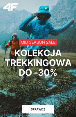 4F - gazetka promocyjna Okazje trekkingowe do -30% od poniedziałku 03.11 