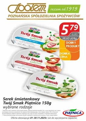 Społem - Blisko i Korzystnie - gazetka promocyjna Plakaty promocyjne PSS Poznań od poniedziałku 03.11 do niedzieli 30.11 - strona 3