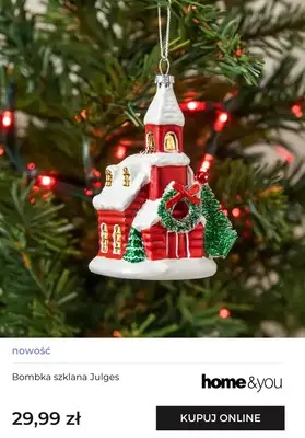 home&you - gazetka promocyjna Bombki i zawieszki na choinkę od poniedziałku 03.11 do czwartku 13.11 - strona 14