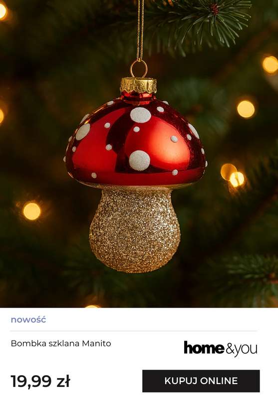home&you - gazetka promocyjna Bombki i zawieszki na choinkę od poniedziałku 03.11 do czwartku 13.11 - strona 12