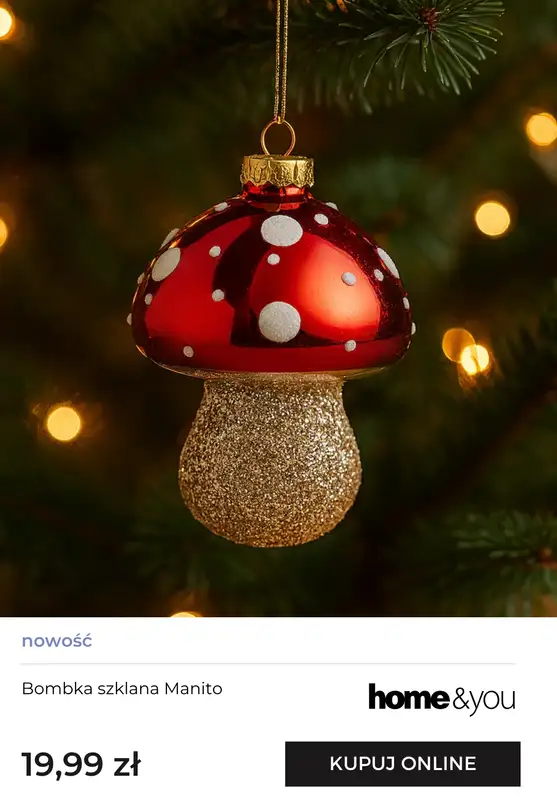 home&you - gazetka promocyjna Bombki i zawieszki na choinkę od poniedziałku 03.11 do czwartku 13.11 - strona 12