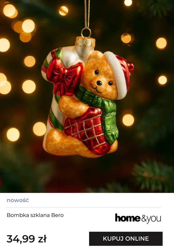 home&you - gazetka promocyjna Bombki i zawieszki na choinkę od poniedziałku 03.11 do czwartku 13.11 - strona 7