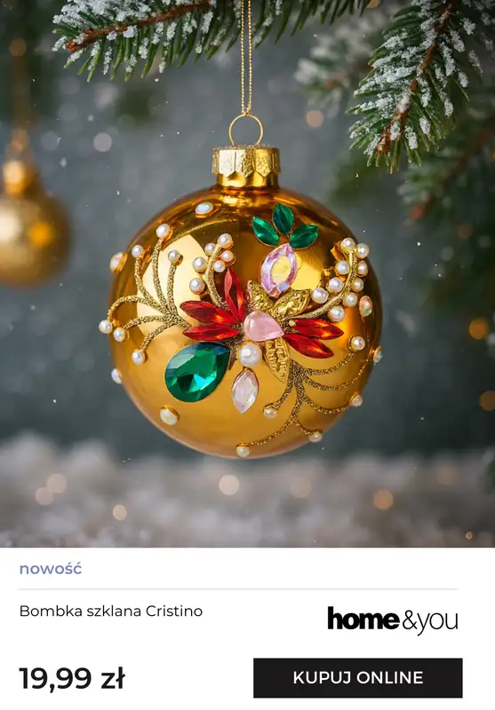 home&you - gazetka promocyjna Bombki i zawieszki na choinkę od poniedziałku 03.11 do czwartku 13.11 - strona 13