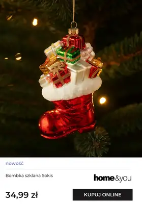 home&you - gazetka promocyjna Bombki i zawieszki na choinkę od poniedziałku 03.11 do czwartku 13.11 - strona 5