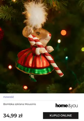 home&you - gazetka promocyjna Bombki i zawieszki na choinkę od poniedziałku 03.11 do czwartku 13.11 - strona 4