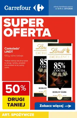Carrefour - gazetka promocyjna Do -50% na drugi produkt od poniedziałku 03.11 do soboty 08.11 - strona 4