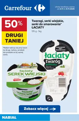 Carrefour - gazetka promocyjna Do -50% na drugi produkt od poniedziałku 03.11 do soboty 08.11 - strona 5