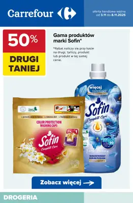 Carrefour - gazetka promocyjna Do -50% na drugi produkt od poniedziałku 03.11 do soboty 08.11 - strona 8