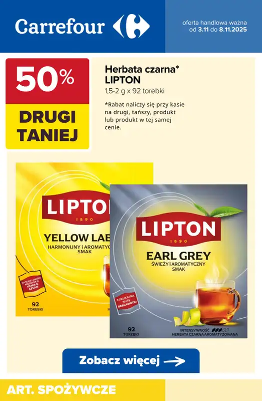 Carrefour - gazetka promocyjna Do -50% na drugi produkt   - strona 3