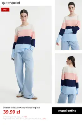 Greenpoint - gazetka promocyjna Ciepłe i stylowe swetry – od 39,99 zł od poniedziałku 03.11  - strona 10
