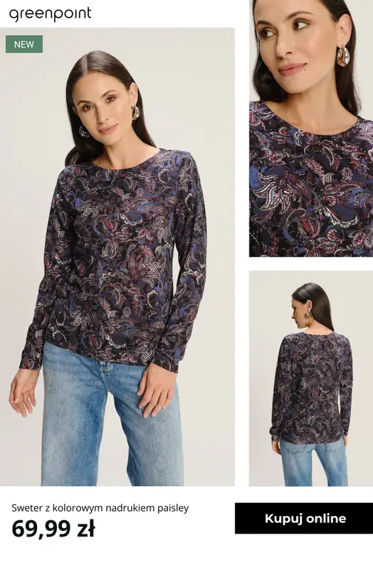 Greenpoint - gazetka promocyjna Ciepłe i stylowe swetry – od 39,99 zł od poniedziałku 03.11  - strona 3