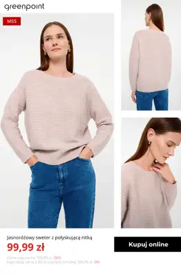 Greenpoint - gazetka promocyjna Ciepłe i stylowe swetry – od 39,99 zł od poniedziałku 03.11  - strona 2
