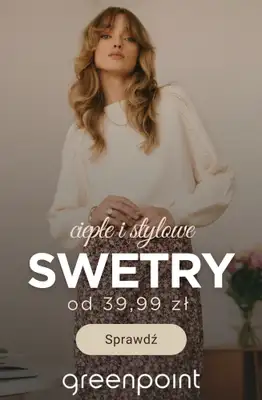 Greenpoint - gazetka promocyjna Ciepłe i stylowe swetry – od 39,99 zł od poniedziałku 03.11 