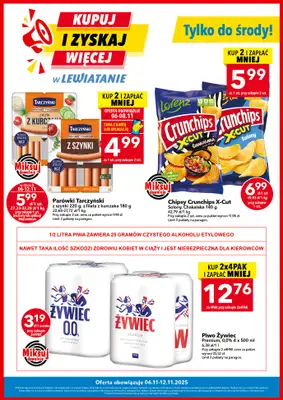 LEWIATAN - gazetka promocyjna Kupuj i zyskaj więcej od czwartku 06.11 do środy 12.11