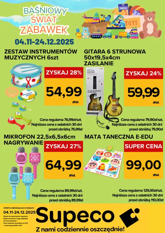 Supeco - gazetka promocyjna Bajkowy Świat Zabawek od wtorku 04.11 do środy 24.12 - strona 6