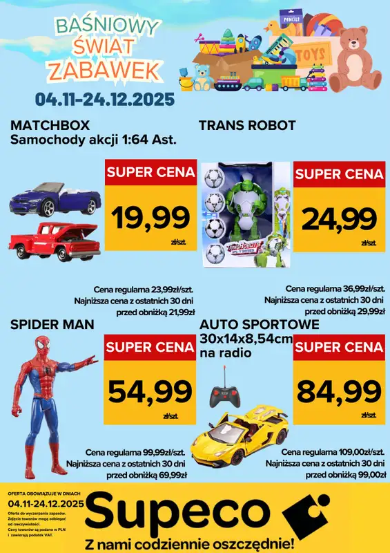 Supeco - gazetka promocyjna Bajkowy Świat Zabawek   - strona 3