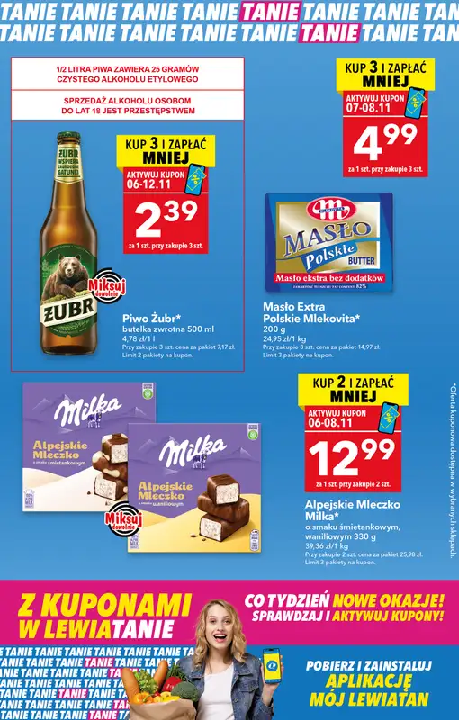 LEWIATAN - gazetka promocyjna Z kuponami w Lewiatanie od czwartku 06.11 do środy 12.11 - strona 2