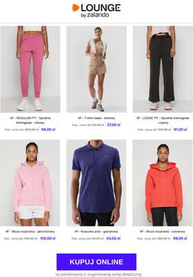 4F - T-shirt basic - beżowy