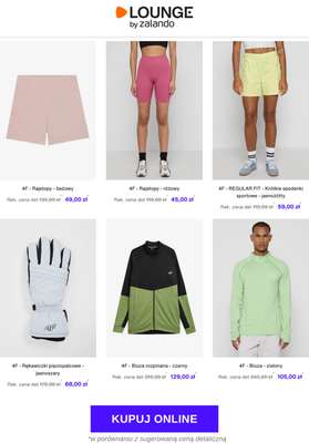 4F - Rajstopy - beżowy