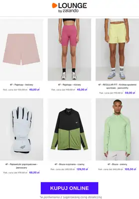 Lounge by Zalando - gazetka promocyjna Do -70% na markę 4F od poniedziałku 03.11 do środy 05.11 - strona 9