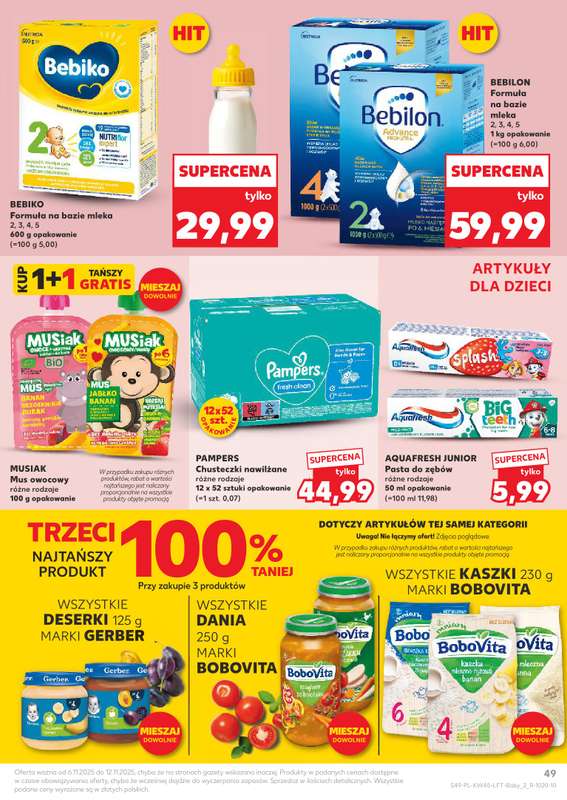 Kaufland - gazetka promocyjna Oferta Kaufland od czwartku 06.11 do środy 12.11 - strona 49