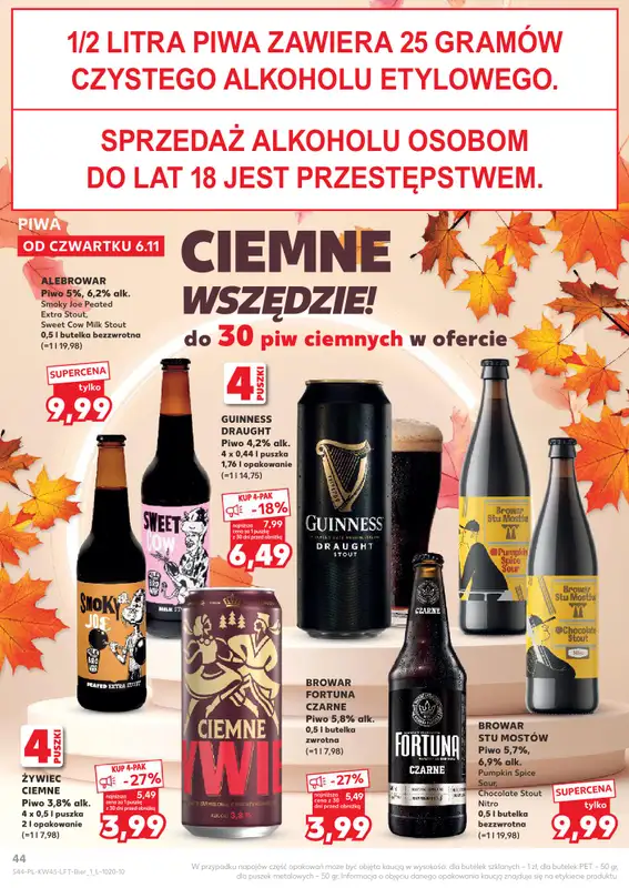Kaufland - gazetka promocyjna Oferta Kaufland od czwartku 06.11 do środy 12.11 - strona 44