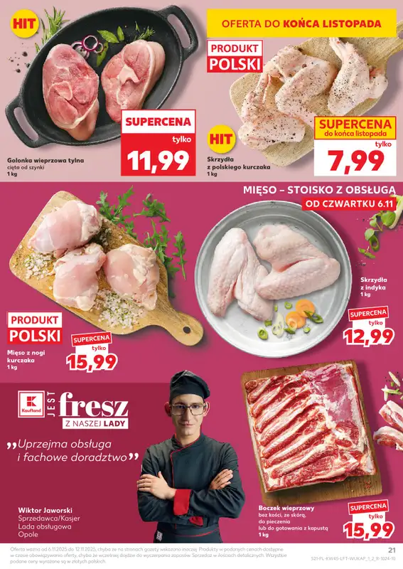 Kaufland - gazetka promocyjna Oferta Kaufland od czwartku 06.11 do środy 12.11 - strona 21