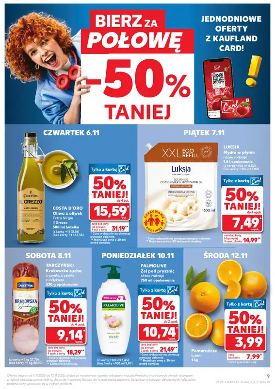 Kaufland - gazetka promocyjna Oferta Kaufland od czwartku 06.11 do środy 12.11 - strona 9